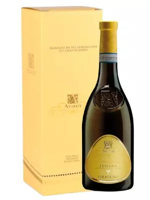 Вино Avanzi, Lugana di Sirmione DOC, gift box 2024, 0.75 л