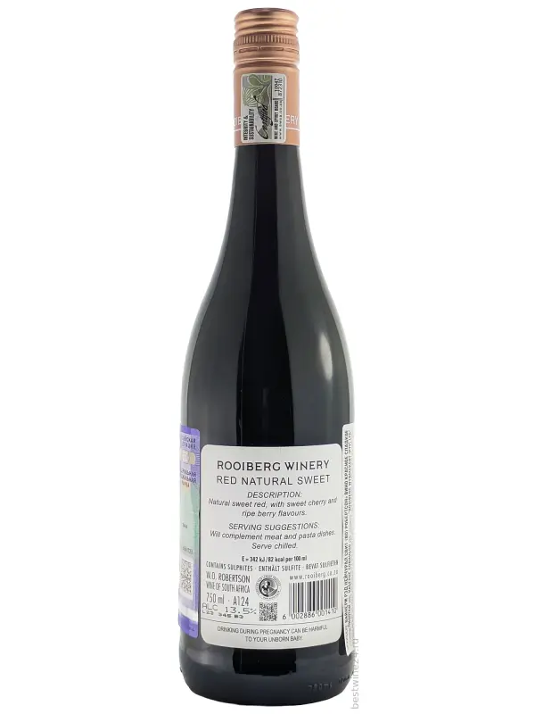 Rooiberg Winery, Red Natural Sweet