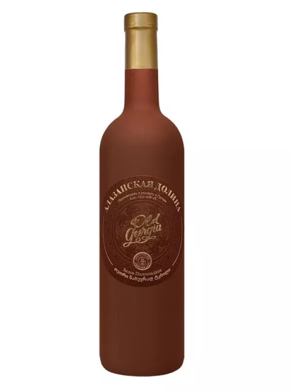 Georgian Wine House, Old Georgia Alazani Valley White, circle label