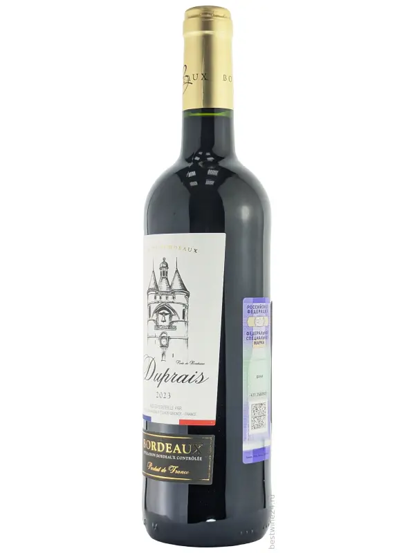 Duprais Rouge, Bordeaux AOC
