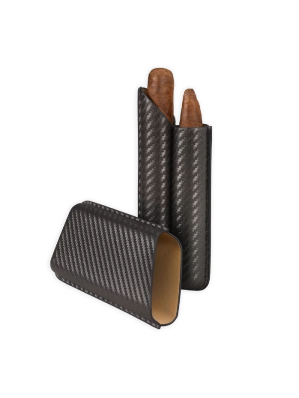 Футляр на 2 сигары Lotus LCC62-CF Carbon Fiber 62RG