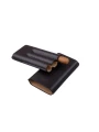Чехол P&A на 3 сигары Cohiba Behike 56, кожа, коричневый T1348-Brown — фото 3