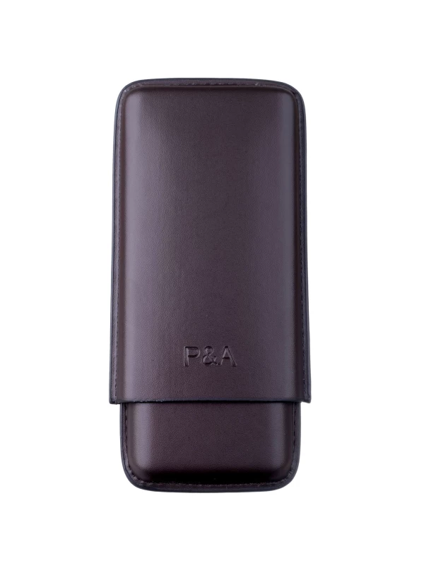 Чехол P&A на 3 сигары Cohiba Behike 56, кожа, коричневый T1348-Brown
