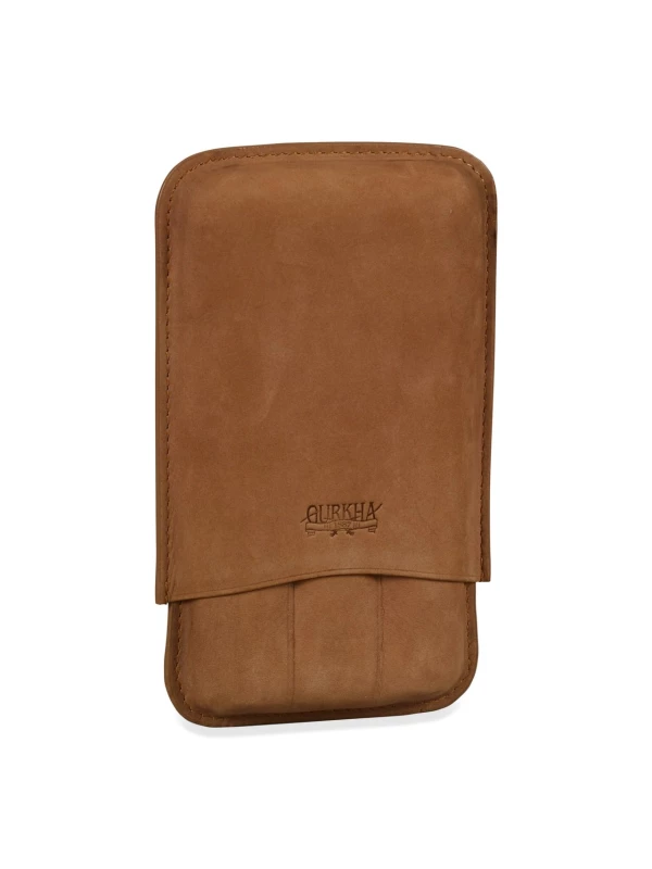 Футляр Gurkha на 3 сигары CO986 TAN