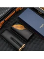 Чехол Lubinski на 2 сигары, натуральная кожа tobacco leaf, black — фото 4