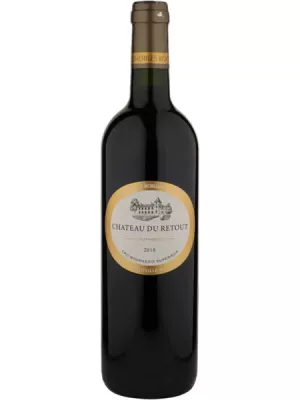 Вино Chateau du Retout, Cru Bourgeois Superieur Haut-Medoc 2018, 0.75 л