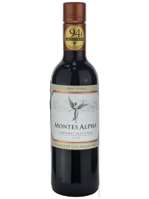 Вино Montes Alpha Cabernet Sauvignon, Valle de Colchagua DO 2022, 0.375 л
