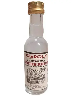 Ром Giarola Caribbean White Rhum 0.03 л