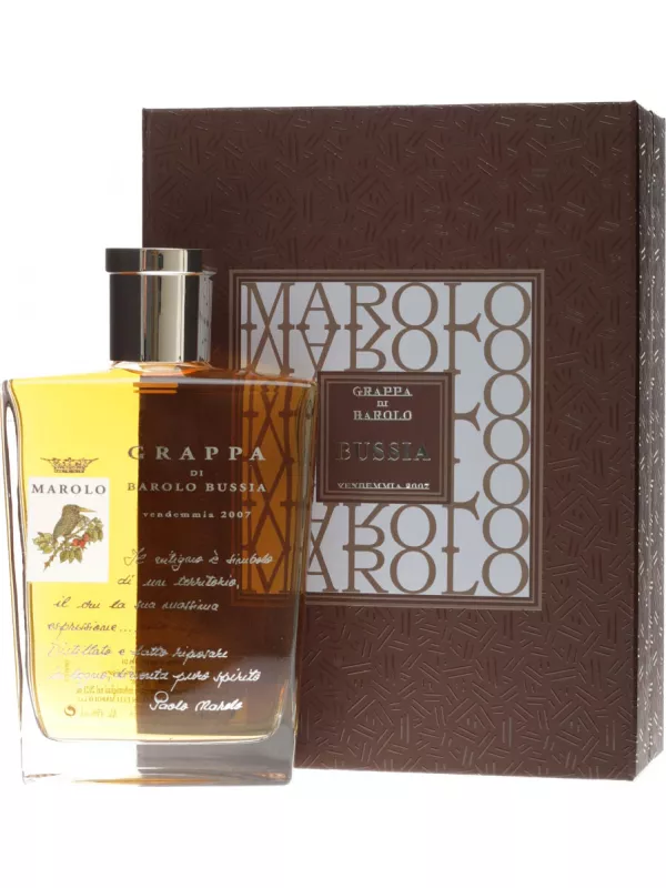 Marolo, Grappa di Barolo Bussia, Vendemmia, gift box
