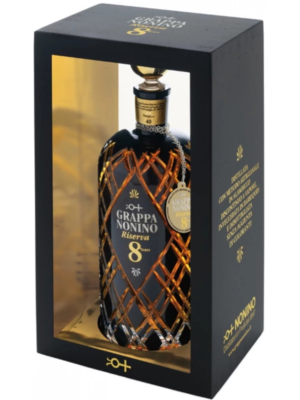 Grappa Nonino Riserva, 8 Years, wooden box