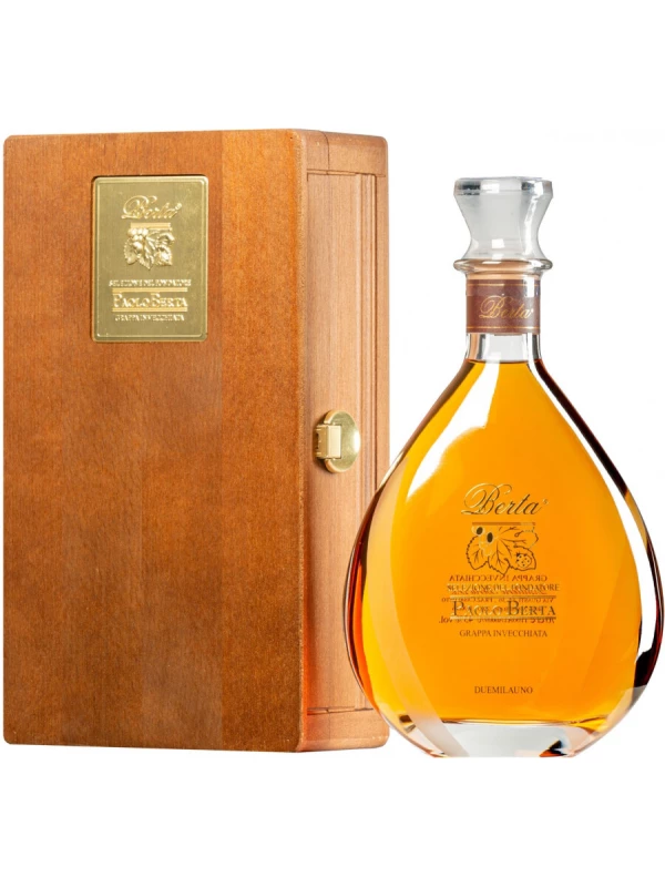 Grappa Selezione del Fondatore Paolo Berta, 2001, gift box