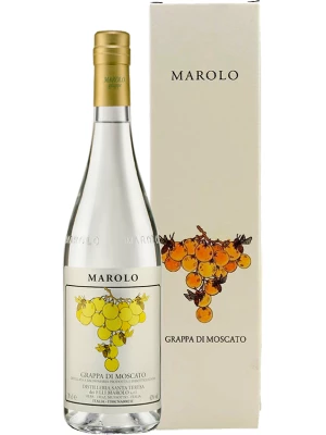 Граппа Marolo, Grappa di Moscato, gift box 0.7 л