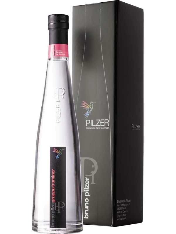 Pilzer, Grappa di Traminer, gift box
