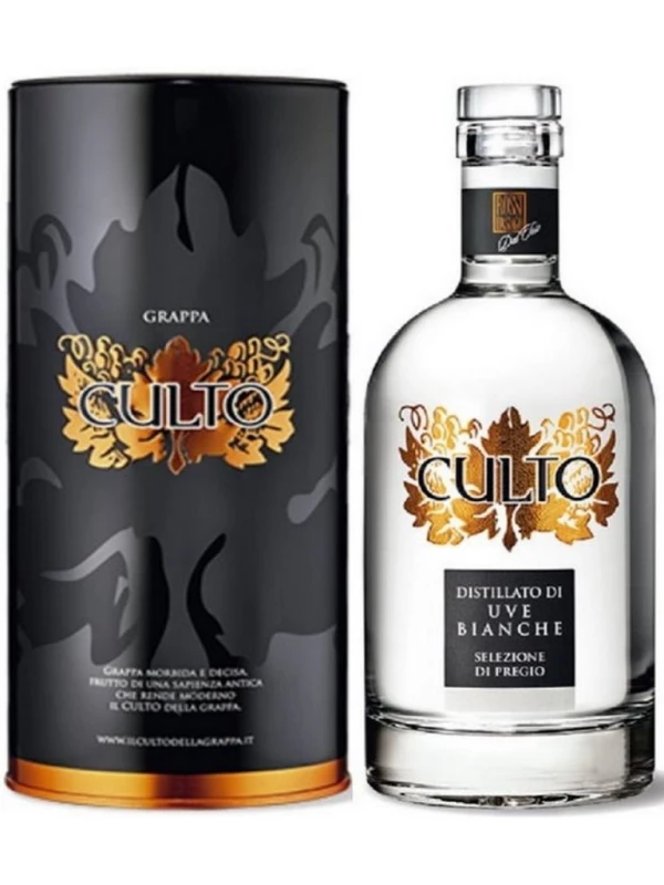 Culto Grappa di Uve Bianche, tube
