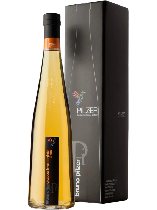 Pilzer, Grappa Invecchiata, gift box