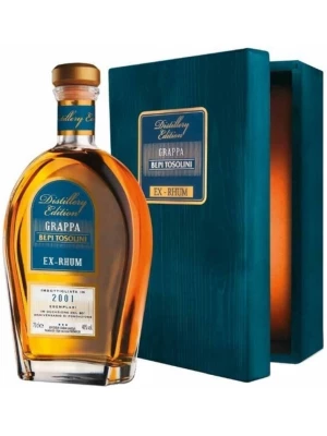 Граппа Bepi Tosolini, Ex-Rhum Barrique, wooden box 0.7 л