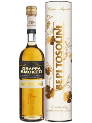 Граппа Bepi Tosolini Smoked, in tube 0.5 л