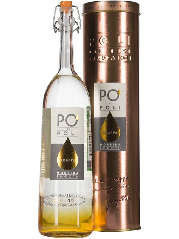 Grappa Po' di Poli Morbida, in gift box