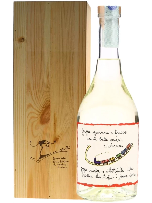 Distilleria Levi Serafino di Levi Romano, Grappa Arneis, wooden box