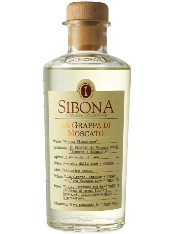 Sibona, La Grappa di Moscato