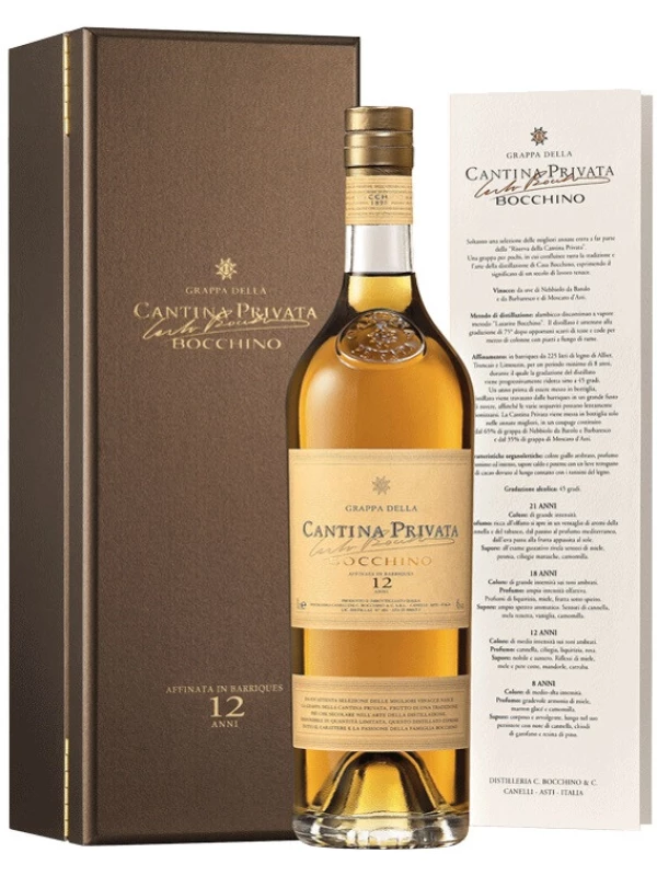 Bocchino, Cantina Privata 12 anni, gift box