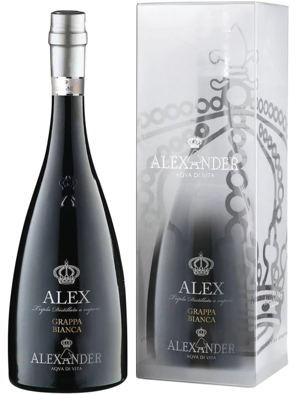 Alexander, Alex, Grappa Bianca, gift box