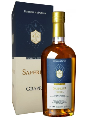Граппа Fattoria le Pupille, Grappa Saffredi, gift box 0.5 л