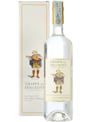 Граппа Montanaro, Grappa di Dolcetto, gift box 0.7 л