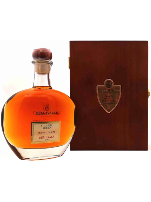 Grappa Affinata in botti da Rum (Demerara), 2004, gift box