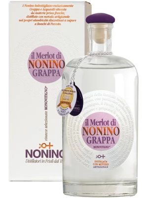 Граппа Il Merlot di Nonino Monovitigno, gift box 0.7 л