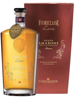 Граппа Castagner, Fuoriclasse Leon Amarone della Valpolicella Riserva, gift box 0.7 л