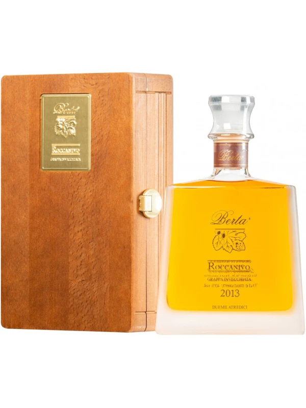 Grappa Roccanivo, wooden box