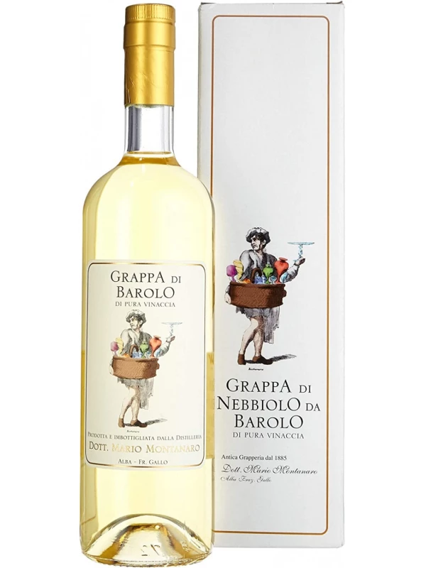 Montanaro, Grappa di Nebbiolo da Barolo, gift box