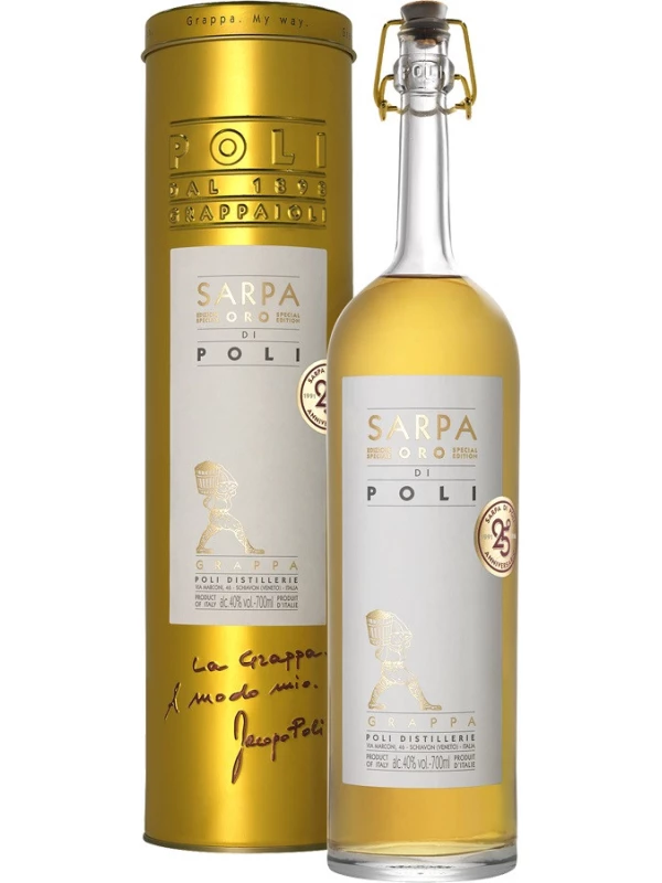 Poli, Sarpa Oro di Poli, in tube