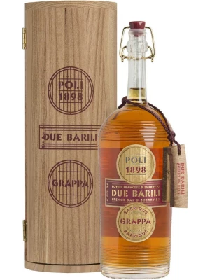 Граппа Poli, Due Barili, wooden tube 0.7 л