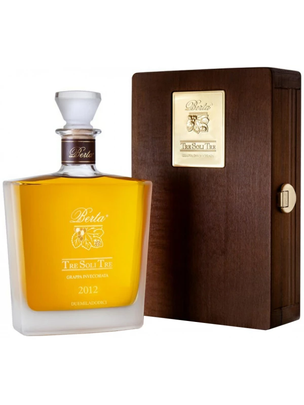 Grappa Tre Soli Tre, gift box