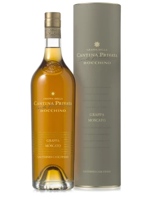 Граппа Cantina Privata Bocchino Moscato Sauternes Cask Finish in tube 0.7 л