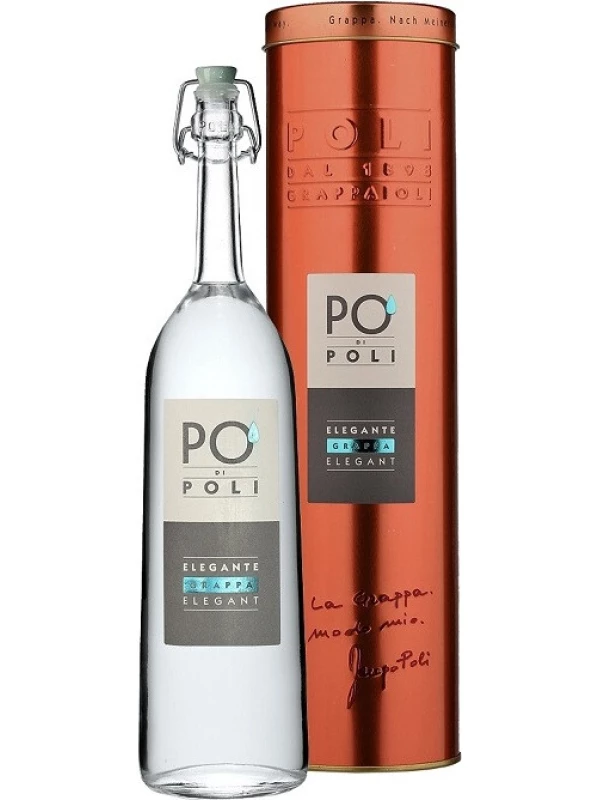 Grappa Po' di Poli Elegante, in gift box