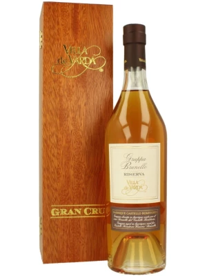 Граппа Villa de Varda, Grappa Brunello Riserva, wooden box 0.7 л
