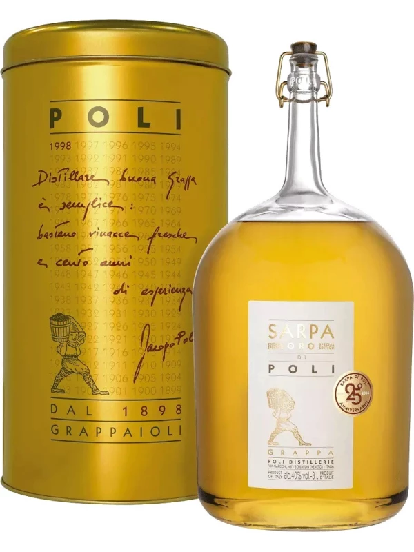 Poli, Sarpa Oro di Poli, metal tube