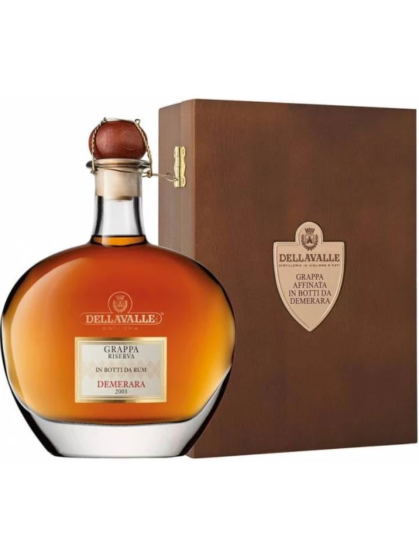 Grappa Affinata in botti da Rum (Demerara), 2003, gift box