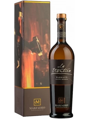 Граппа Marzadro, La Trentina Barrique Morbida, gift box 0.7 л