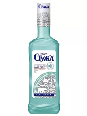 Водка Стужа Айс Элит 0.5 л