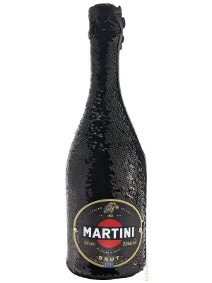 Игристое вино Martini Brut, case Sequins 0.75 л