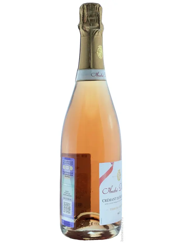 Andre Delorme, Brut Rose, Cremant de Bourgogne AOC