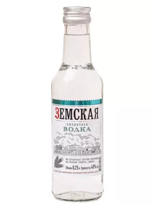 Водка Земская Пшеничная 0.25 л