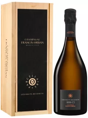 Champagne Francis Orban, Les Hauts-Beugnets Meunier Extra Brut, wooden box 0.75 л 2018