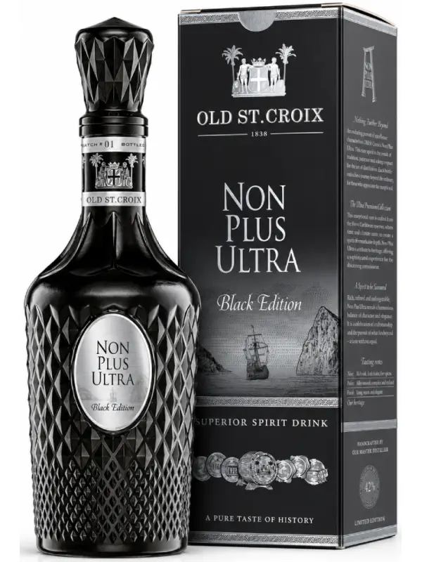 Old St. Croix, Non Plus Ultra Black Edition, gift box