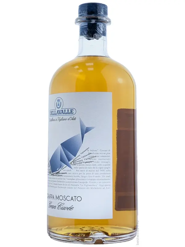 Dellavalle, Villa Isa Grappa Moscato, affinata in carati di rovere