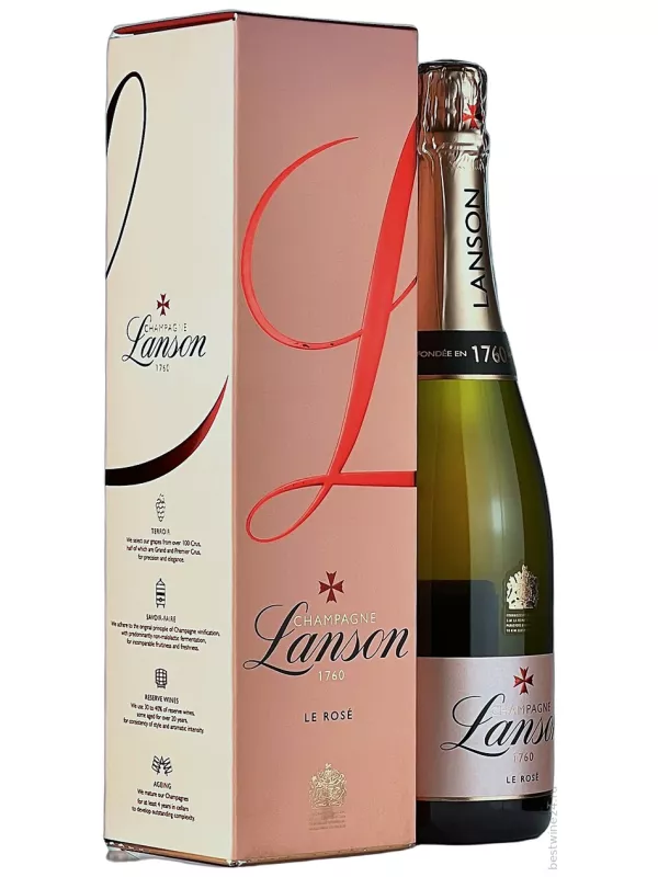 Lanson, Le Rose Brut, gift box